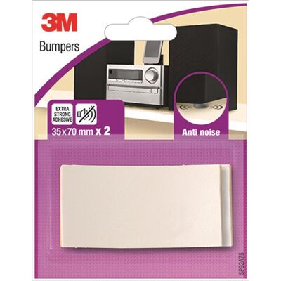 3M 1053601 - geluiddempende buffers - gr35mmx70mm -2 st 18 stuks 3M 1053601 - geluiddempende buffers - gr35mmx70mm -2 st 18 stuks