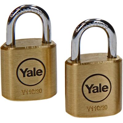 Yale 1059363 - hangslot 20 mm 2 gelijksl 6 stuks Yale 1059363 - hangslot 20 mm 2 gelijksl 6 stuks