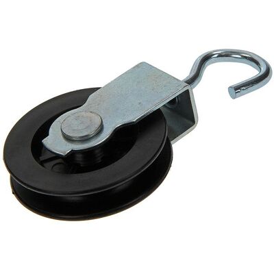 Mack 1006909 - 1 katrol wiel + haak 60mm 5 stuks Mack 1006909 - 1 katrol wiel + haak 60mm 5 stuks
