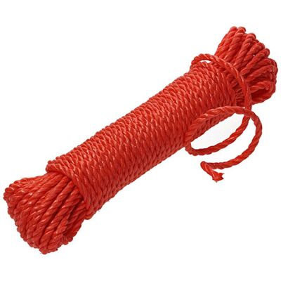Mack 1006917 - pp gedraaid oranje streng 4mm 15m 5 stuks Mack 1006917 - pp gedraaid oranje streng 4mm 15m 5 stuks