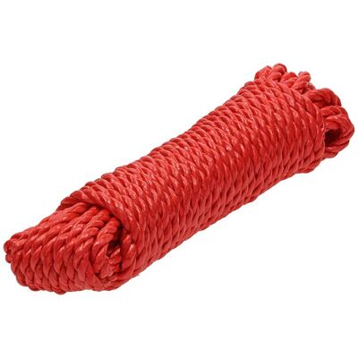 Mack 1006918 - pp gedraaid oranje streng 6mm 10m 5 stuks Mack 1006918 - pp gedraaid oranje streng 6mm 10m 5 stuks