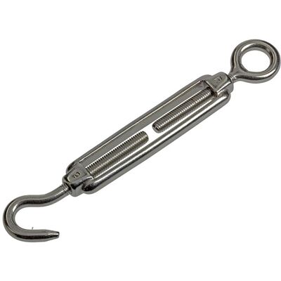 Mack 1008441 - 2 spanners oog + haak m6 x 60mm inox 10 stuks Mack 1008441 - 2 spanners oog + haak m6 x 60mm inox 10 stuks