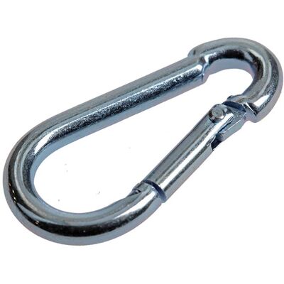 Mack 1008444 - 1 karabijnhaak + veer 4 x 40mm verzinkt 10 stuks Mack 1008444 - 1 karabijnhaak + veer 4 x 40mm verzinkt 10 stuks