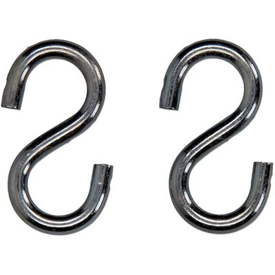Mack 1008467 - 2 open s-haken 5,0 x 45 verzinkt 10 stuks Mack 1008467 - 2 open s-haken 5,0 x 45 verzinkt 10 stuks