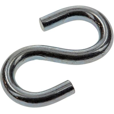 Mack 1008483 - 2 open s-haken 4,0 x 35mm verzinkt 10 stuks Mack 1008483 - 2 open s-haken 4,0 x 35mm verzinkt 10 stuks