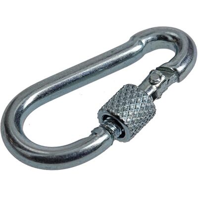 Mack 1008514 - 1 karabijnhaak + borgsl. 4 x 40mm verzinkt 10 stuks Mack 1008514 - 1 karabijnhaak + borgsl. 4 x 40mm verzinkt 10 stuks