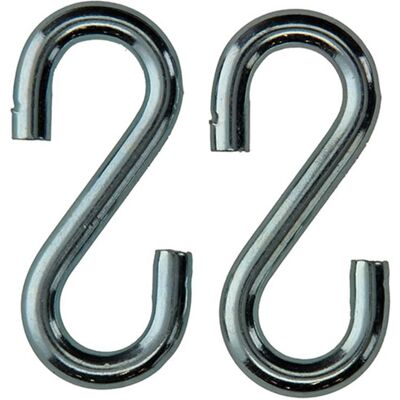 Mack 1008522 - 2 open s-haken 8,0 x 75mm verzinkt 10 stuks Mack 1008522 - 2 open s-haken 8,0 x 75mm verzinkt 10 stuks