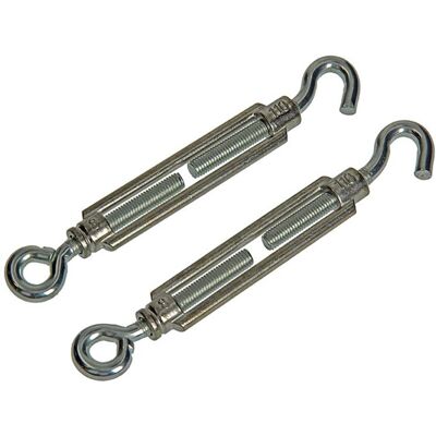 Mack 1008541 - 2 spanners oog + haak m8 x 110mm verzinkt 10 stuks Mack 1008541 - 2 spanners oog + haak m8 x 110mm verzinkt 10 stuks