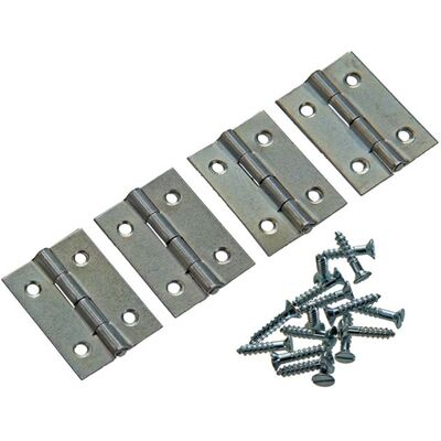 Mack 1013245 - 4 smalle scharnieren verzinkt h 25 x b 18 mm 5 stuks Mack 1013245 - 4 smalle scharnieren verzinkt h 25 x b 18 mm 5 stuks