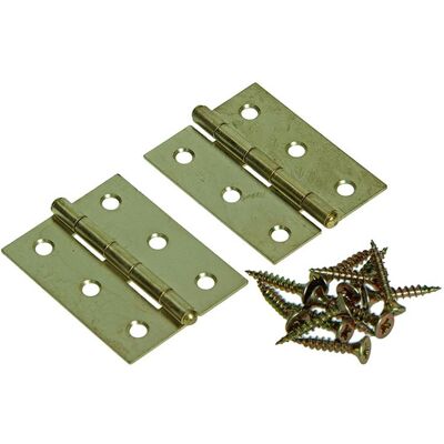 Mack 1013338 - 2 smalle scharnieren messing h 50 x b 30 mm 5 stuks Mack 1013338 - 2 smalle scharnieren messing h 50 x b 30 mm 5 stuks