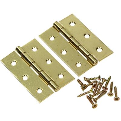 Mack 1013571 - 2 zware scharn. vermessingd h 75 x b 50 mm 5 stuks Mack 1013571 - 2 zware scharn. vermessingd h 75 x b 50 mm 5 stuks