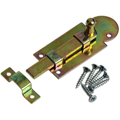 Mack 1014263 - raamschuif met ronde knop, bichromaat a 60 - b 10 mm 5 stuks Mack 1014263 - raamschuif met ronde knop, bichromaat a 60 - b 10 mm 5 stuks