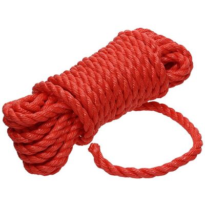 Mack 1014929 - pp gedraaid oranje streng 12mm 10m 5 stuks Mack 1014929 - pp gedraaid oranje streng 12mm 10m 5 stuks