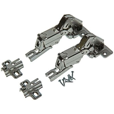 Mack 1015228 - 2 inboorscharnieren slide on 35mm 165° opliggende deur 10 stuks Mack 1015228 - 2 inboorscharnieren slide on 35mm 165° opliggende deur 10 stuks