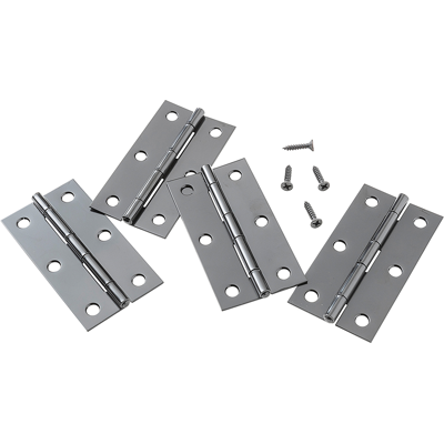 Mack 1071165 - 4 smalle scharnieren zwart h 76 x b 40 mm 5 stuks Mack 1071165 - 4 smalle scharnieren zwart h 76 x b 40 mm 5 stuks