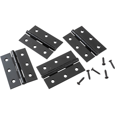 Mack 1071170 - 4 zware scharnieren zwart h 76 x b 50 mm 5 stuks Mack 1071170 - 4 zware scharnieren zwart h 76 x b 50 mm 5 stuks