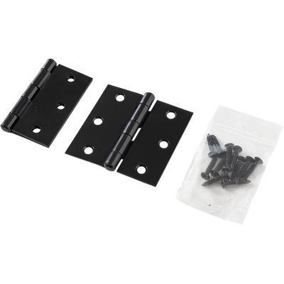 Mack 1071167 - 2 vierkante scharnieren zwart h63 x b63 mm 5 stuks Mack 1071167 - 2 vierkante scharnieren zwart h63 x b63 mm 5 stuks