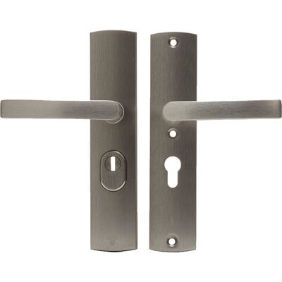 AXA veiligheidsbeslag (curve plus) inox geslepen : kruk-kruk (model blok) pc55 met kerntrekbeveiliging skg*** AXA veiligheidsbeslag (curve plus) inox geslepen : kruk-kruk (model blok) pc55 met kerntrekbeveiliging skg***