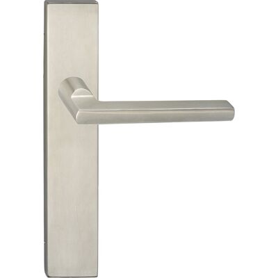 Impresso Deurkruk - kirby - voor binnen - vierkant deurschild - rvs - 2 stuks Impresso Deurkruk - kirby - voor binnen - vierkant deurschild - rvs - 2 stuks