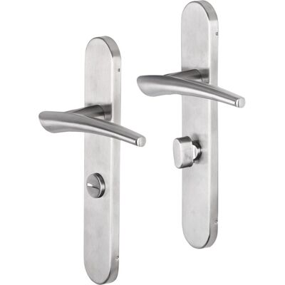 Impresso sheffield kruk met schild ovaal wc63 verdekt rvs Impresso sheffield kruk met schild ovaal wc63 verdekt rvs