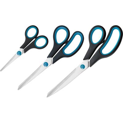Westcott Schaar Set - Roestvrij staal, zachte grip, 3 stuks Westcott Schaar Set - Roestvrij staal, zachte grip, 3 stuks