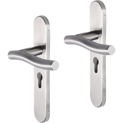 Impresso chester rvs geborsteld op ovaal schild pc55 Impresso chester rvs geborsteld op ovaal schild pc55