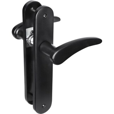 Impresso philly kruk met schild ovaal blind schroef alu zwart Impresso philly kruk met schild ovaal blind schroef alu zwart