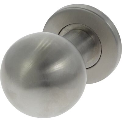 STARX voordeurknop - vast - rond - 52 mm - rvs STARX voordeurknop - vast - rond - 52 mm - rvs