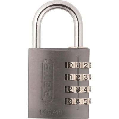 ABUS hangslot code 145/40 titanium - sl49550 Grijs ABUS hangslot code 145/40 titanium - sl49550 Grijs