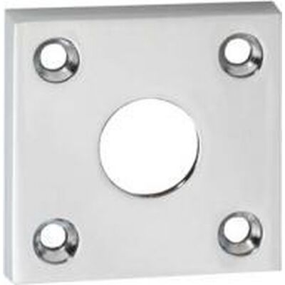 Impresso rozet krukgat - vierkant - ø43 x 6 mm - chroom Impresso rozet krukgat - vierkant - ø43 x 6 mm - chroom