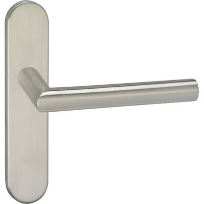 Impresso harrow rvs geborsteld op ovaal schild Impresso harrow rvs geborsteld op ovaal schild