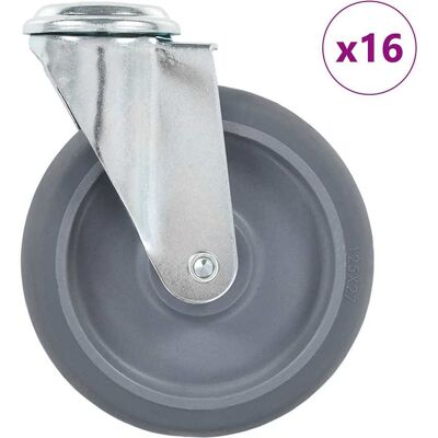 vidaXL 16 stuks Zwenkwielen - Wielen vidaXL 16 stuks Zwenkwielen - Wielen