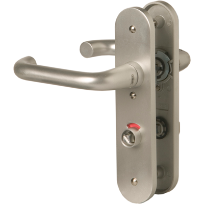 Nemef 3253 wc ls beslag kortschild afgerond d kruk-kruk beslagset geveerd krukstift 8mm f1 aluminium wc63 draairichting links - 9325322632 Nemef 3253 wc ls beslag kortschild afgerond d kruk-kruk beslagset geveerd krukstift 8mm f1 aluminium wc63 draairichting links - 9325322632