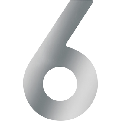 Metafranc huisnummer 6 a2 120mm - wu0424057 Metafranc huisnummer 6 a2 120mm - wu0424057