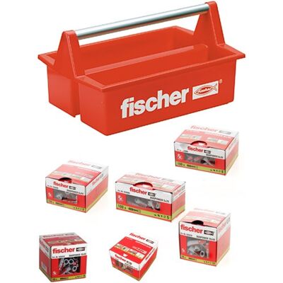 Fischer duopower pluggen assortiment 395 stuks in mobibox Fischer duopower pluggen assortiment 395 stuks in mobibox