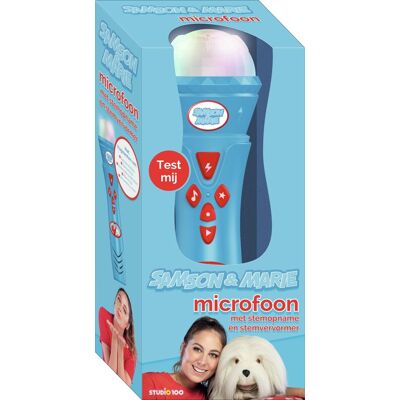 Samson & Marie microfoon met stemopname en stemvervormer Multi kleuren Samson & Marie microfoon met stemopname en stemvervormer Multi kleuren