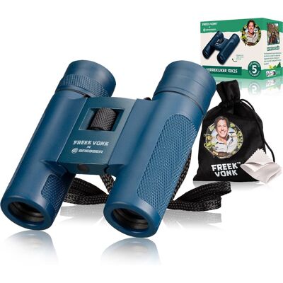 Freek Vonk 9820102 - Kinderverrekijker 10x25 met Etui & Doek Freek Vonk 9820102 - Kinderverrekijker 10x25 met Etui & Doek
