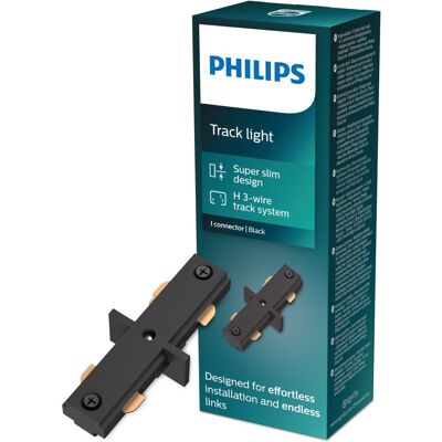 Philips easylink - connector - i-vormige connector - zwart - railverlichting Philips easylink - connector - i-vormige connector - zwart - railverlichting