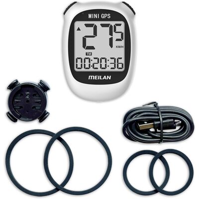 Meilan Fietscomputer gps m3 mini Wit Meilan Fietscomputer gps m3 mini Wit