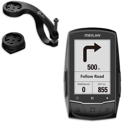 Meilan Fietscomputer gps navigatie m1 finder Meilan Fietscomputer gps navigatie m1 finder