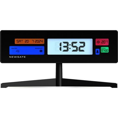 Newgate supergenius - lcd wekker - zwart Newgate supergenius - lcd wekker - zwart