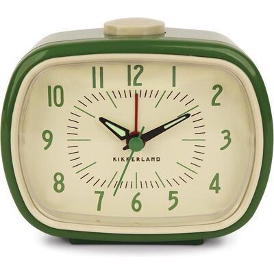 Kikkerland vintage retro wekker groen - classic alarm clock - slaapkamer accessoire - klassiek ontwerp Kikkerland vintage retro wekker groen - classic alarm clock - slaapkamer accessoire - klassiek ontwerp
