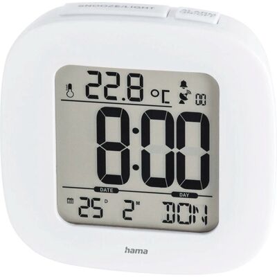 Hama wekker- rc 45 - draadloos- wit Hama wekker- rc 45 - draadloos- wit
