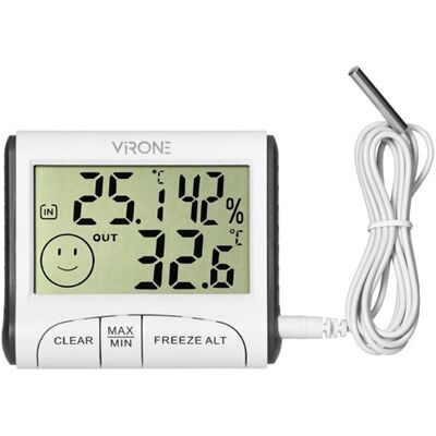 Enzo chacon weerstation met draadloze buitensensor+barometer kleur 8150190 Enzo chacon weerstation met draadloze buitensensor+barometer kleur 8150190