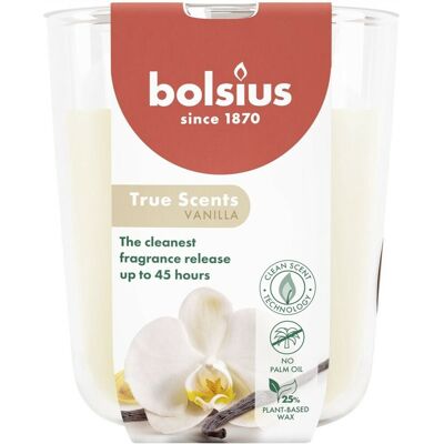 Bolsius ivoor vanille geurkaars - Geurkaars in glas Bolsius ivoor vanille geurkaars - Geurkaars in glas