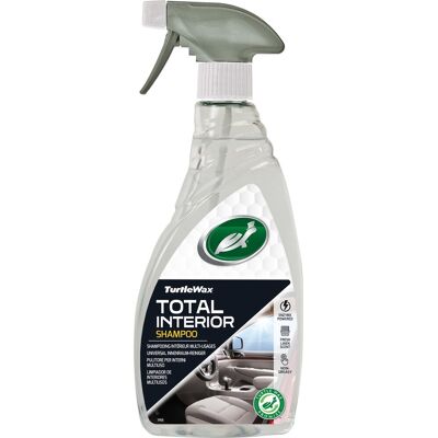 Turtle Wax totaal interieur shampoo - alles-in-één interieurreiniger - voor stof, tapijt & vinyl - ook voor technische schermen - siliconenvrije formule - 500ml Turtle Wax totaal interieur shampoo - alles-in-één interieurreiniger - voor stof, tapijt & vinyl - ook voor technische schermen - siliconenvrije formule - 500ml