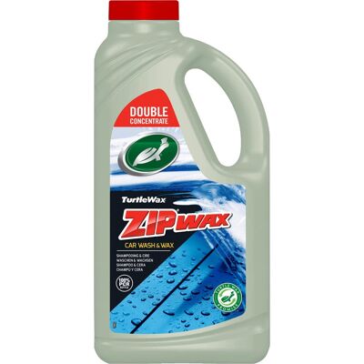 Turtle Wax zip wax shampoo - dubbel geconcentreerd - reinigt diep, glanst en voegt wax - streeploze en vlekvrije afwerking - 10ml op 5 liter water - 1 liter Turtle Wax zip wax shampoo - dubbel geconcentreerd - reinigt diep, glanst en voegt wax - streeploze en vlekvrije afwerking - 10ml op 5 liter water - 1 liter