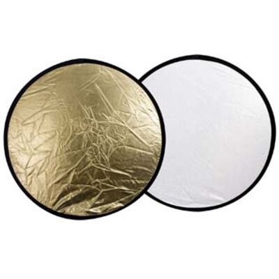 Linkstar reflectiescherm 2 in 1 r-30gs goud/zilver 30 cm Linkstar reflectiescherm 2 in 1 r-30gs goud/zilver 30 cm