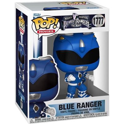 Funko Pop movies: mighty morphin power rangers - blue ranger - pop #1777 Funko Pop movies: mighty morphin power rangers - blue ranger - pop #1777