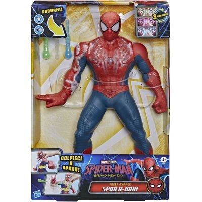 Hasbro Marvel spider-man: brand new day power-charge spider-man - elektronische actiefiguur Hasbro Marvel spider-man: brand new day power-charge spider-man - elektronische actiefiguur